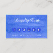 Aquarelle carte de visite (Devant)