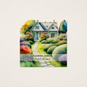 Aquarelle Carte de visite immobilier 2 (Devant)