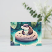 Aquarelle, Carte postale de poste (Debout devant)