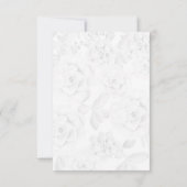 aquarelle celadon succulent mariage rsvp (Dos)
