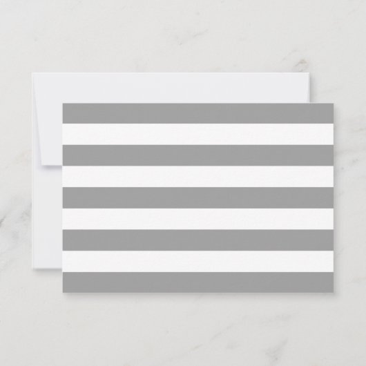 Aquarelle Cerise Fleurs Mariage RSVP (Dos)