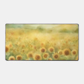 Aquarelle Champ de tournesols (Recto)