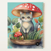 Aquarelle Champagne Jardin Chat (Dos)
