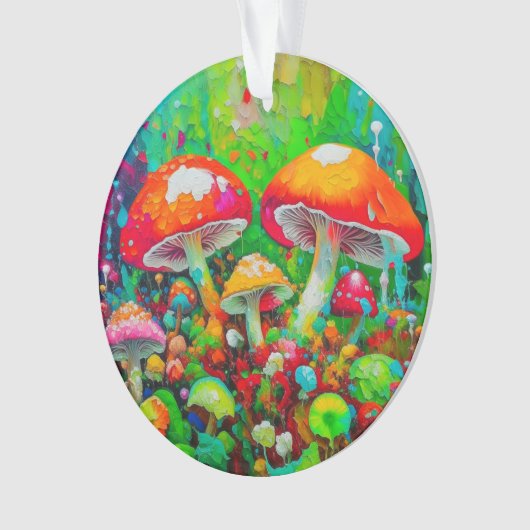 Aquarelle Champignons Abstraits (devant)