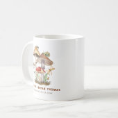 Aquarelle Champignons Baby shower de café Mug | Wh (Devant gauche)