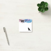 aquarelle chat design personnalisé post-it note (Bureau)