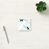aquarelle chat design personnalisé post-it note (Bureau)