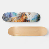 Aquarelle Cheval Skateboard Deck (Horz)