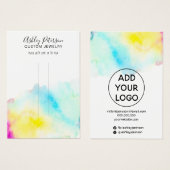 Aquarelle chic bijou cheveux clip barrette écran (Devant & derrière)