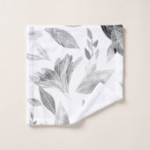 Aquarelle chute feuilles 8 (Gant de toilette)