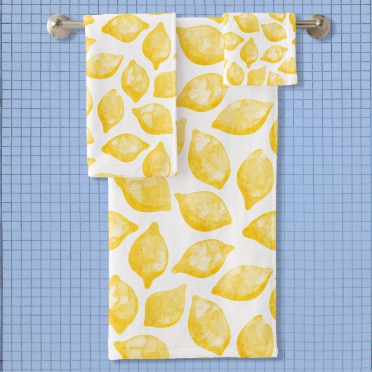 Aquarelle Citron Motif