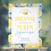 Aquarelle Citron principal Squeeze Affiche de bien (Neutre)