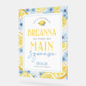 Aquarelle Citron principal Squeeze Affiche de bien (Angle)