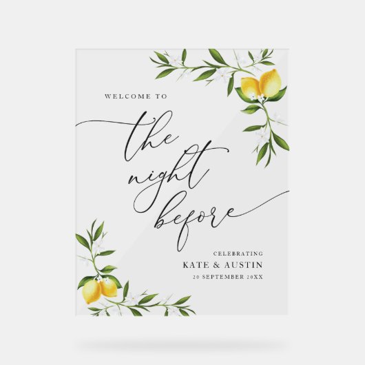 aquarelle citron verdure nuit avant (Recto)