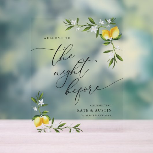 aquarelle citron verdure nuit avant (Neutre)