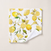 Aquarelle citrons 17 (Gant de toilette)