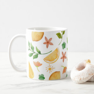 Aquarelle Citrons & Popsicules Café Mug - Rafraîch