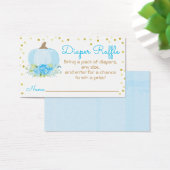 Aquarelle Citrouille bleu Baby shower Déchets Raff (Bureau)