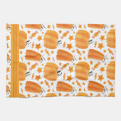 Aquarelle Citrouille serviettes de cuisine (Horizontal)