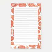 Aquarelle Citrouilles Automne Thème Post-it Notes (Devant)