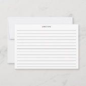 Aquarelle Citrus Citrus Recette Carte plus petite (Dos)