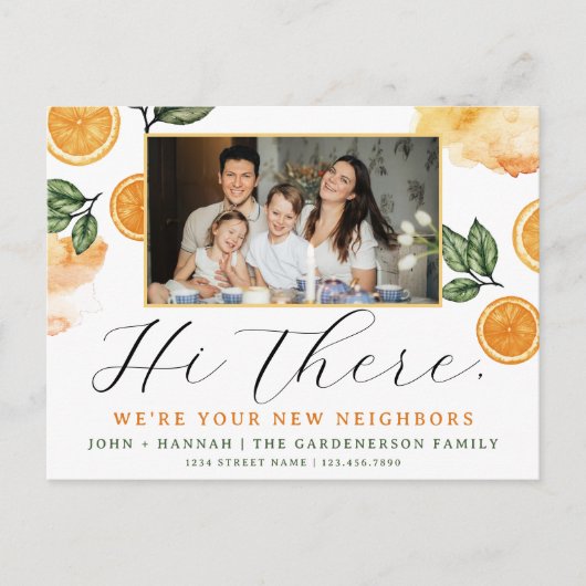 Aquarelle Citrus Nouvelle carte postale Voisine (Devant)