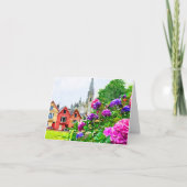 Aquarelle Cobh, Irlande Hydrangeas Carte de remerc (Devant)