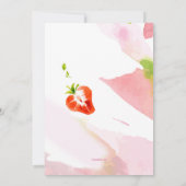 Aquarelle Cocktails Invitation (Dos)