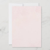 Aquarelle Cocktails Retraite Rose Invitation (Dos)