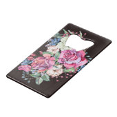 Aquarelle coeur floral : roses vintages. (Devant Angle)