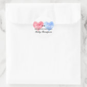 Aquarelle Coeur Genre Révéler Sticker Partie (Sac)