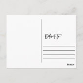 Aquarelle Coeurs Valentine Carte photo (Dos)