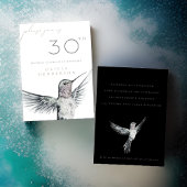 Aquarelle Colibri N'IMPORTE QUELLE Invitation d'an