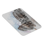Aquarelle Colisée Magnet - Rome Italie Vintage (Côté Droit)