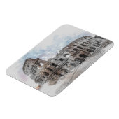 Aquarelle Colisée Magnet - Rome Italie Vintage (Côté Gauche)