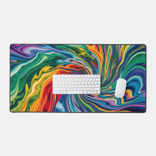 Aquarelle colorée Abstrait (Clavier et souris)