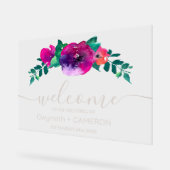 Aquarelle colorée Fleur sauvage accueil (Angle)