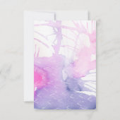 Aquarelle colorée Invitations de Pâques (Dos)