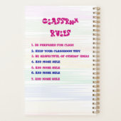 Aquarelle colorée personnalisée Planificateur ense (Dos)