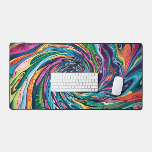 Aquarelle colorée Psychédélique (Clavier et souris)