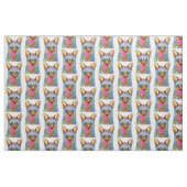 Aquarelle colorée tissu de coyote (Fat Quarter)