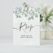 Aquarelle Colorful mariage Fleur sauvage RSVP (Debout devant)