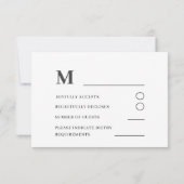 Aquarelle Colorful mariage Fleur sauvage RSVP (Dos)