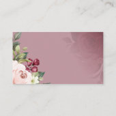 Aquarelle Combien de baisers jeu de carte de Fête  (Dos)