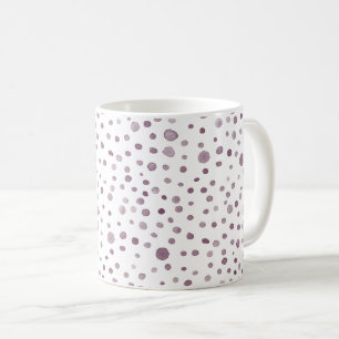 Aquarelle Confetti de betteraves Points Mug classi