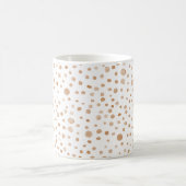 Aquarelle Confetti de rouille Points Mug classique (Centre)