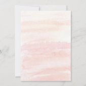 Aquarelle Confetti Invitation à la douche nuptiale (Dos)