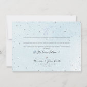 Aquarelle Confettis Remerciement Naissance Fille Kaart (Achterkant)