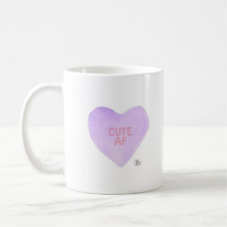 Aquarelle Convo Heartz CUTE AF Mug