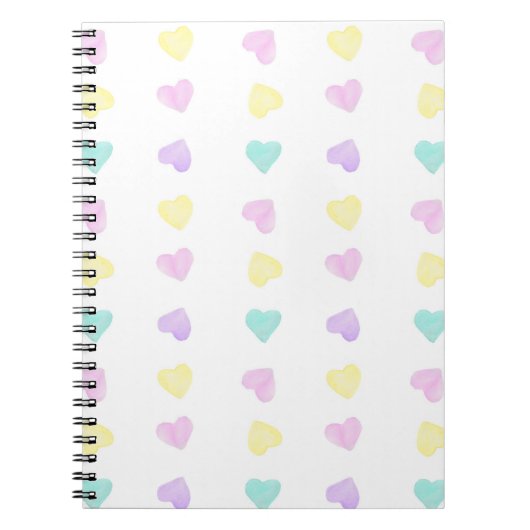Aquarelle Convo Heartz Petit Carnet Motif (Devant)